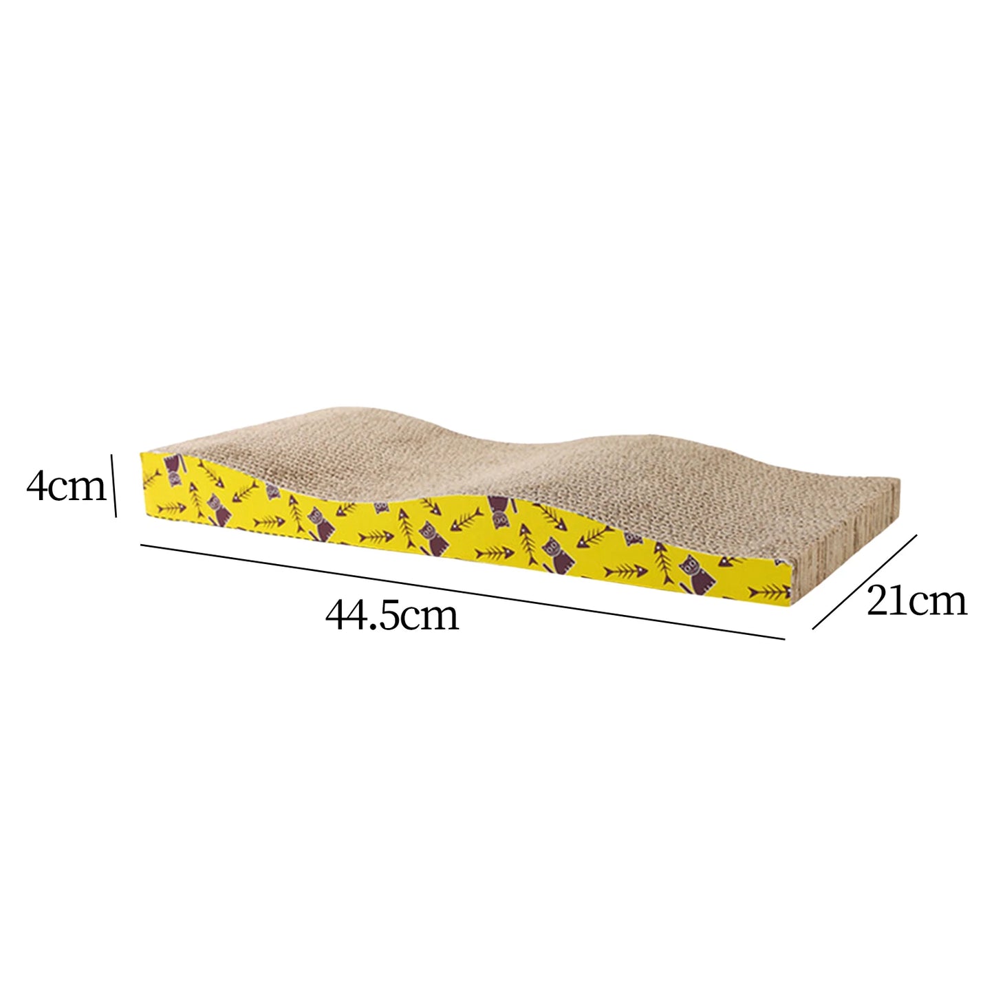 Eco-Scratch Delight: Durable Corrugated Cardboard Cat Scratcher & Sofa Protector