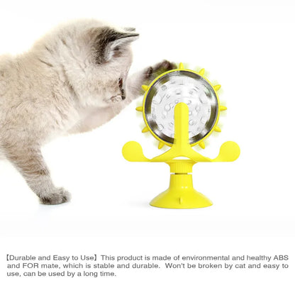 Interactive Wheel Treat Leaking Toy - Slow Feeder Ball for Cats & Small Dogs