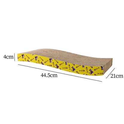 Eco-Scratch Delight: Durable Corrugated Cardboard Cat Scratcher & Sofa Protector