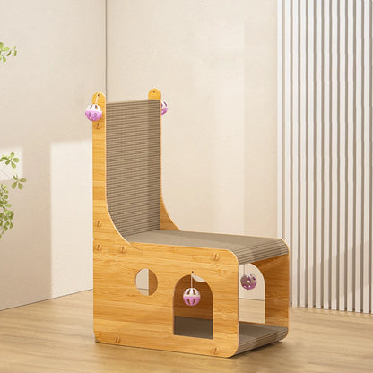 Giggle Castle: Large Cardboard Cat Playhouse for Endless Self-Play