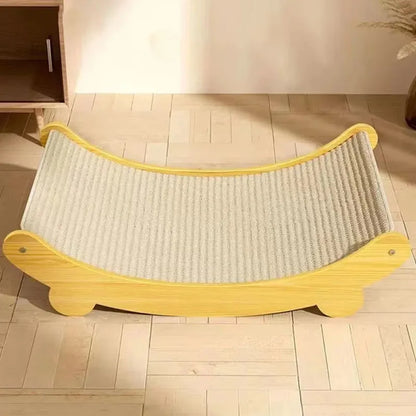 Rascador para gatos desmontable resistente al desgaste, cama para dormir para gatos, almohadillas para rascar multifunción para gatos, juguete de cáñamo de sisal para mascotas, muebles para gatos