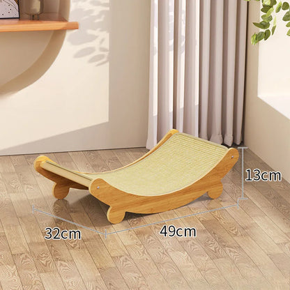 Rascador para gatos desmontable resistente al desgaste, cama para dormir para gatos, almohadillas para rascar multifunción para gatos, juguete de cáñamo de sisal para mascotas, muebles para gatos